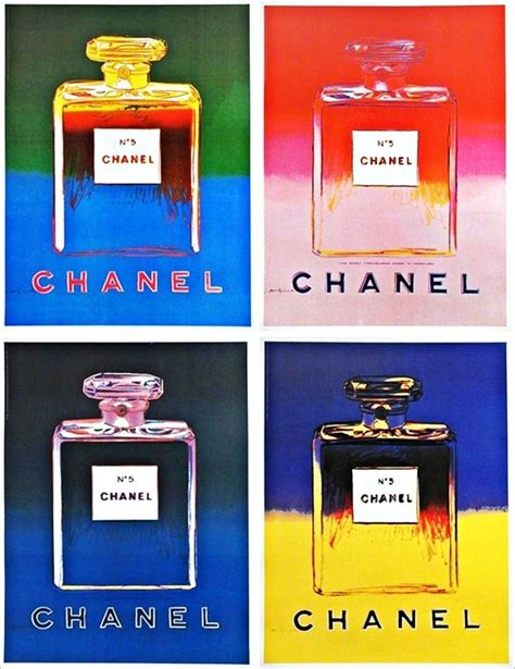 andy warhol chanel no 5 canvas